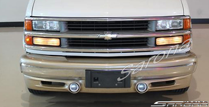 Custom GMC Savana Van  All Styles Front Lip/Splitter (1996 - 2002) - $490.00 (Part #GM-015-FA)